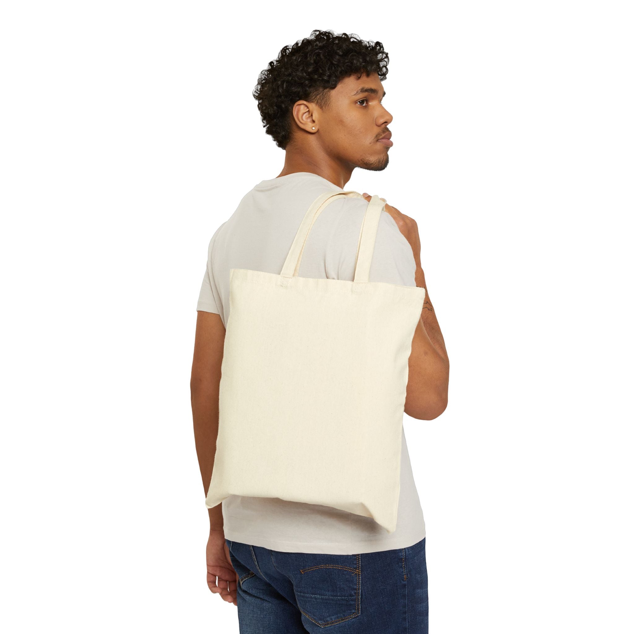Astronaut Tote Bag — "Exploit the Final Frontier" Retro Space